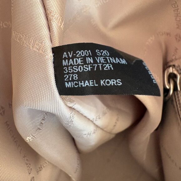 Michael Kors Graffiti Canvas Black Red and Cream Medium Tote - Picture 15 of 15